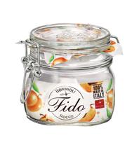 Pote Fido Vidro Hermético Italiano Vedação Borracha 500 Ml