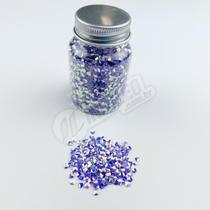 Pote Fimo Coração Diamante Lilás Brilho Lantejoula - 25 gramas Pote Fimo Coração Diamante Lilás Brilho Lantejoula - 25 gramas