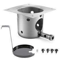 Pote Fire Burn QuliMetal 13x9x10 cm Aço com Parafusos