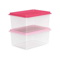 Pote Fit Retangular Degradê 450 Ml Com 2 Unidades - Nitron