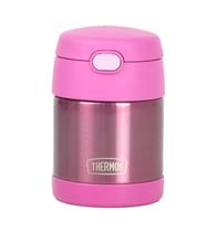 Pote Frasco Térmico Thermos com Colher F310 Rosa 290ml