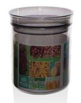 Pote fume redondo hermético empilháveis de 800 litros em acrilico nilluc