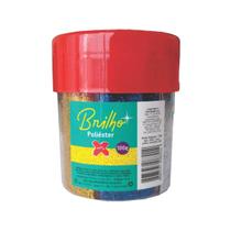 Pote Glitter Poliester Metálico 100g Make+ Brilho 4 Cores Pote Glitter Poliester Metálico 100g Make+ Brilho 4 Cores