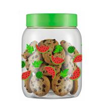 Pote Grande 1,1 Litros Com Tampa de Rosca - Estampa MELANCIA - Porta Mantimento Alimento Decorado Organizador - PANAMI Pote Grande 1,1 Litros Com Tampa de Rosca - Estampa MELANCIA - Porta Mantimento Alimento Decorado Organizador - PANAMI