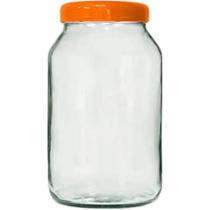 Pote Grande Multiuso de Vidro com Tampa Plástica - 3 Litros Pote Grande Multiuso de Vidro com Tampa Plástica - 3 Litros