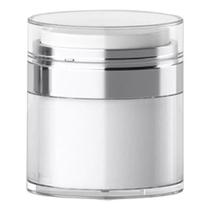 Pote grande para creme com valvula a vacuo