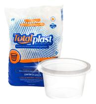 Pote Grande Redondo Marmita Freezer Microondas 1500ml -24ud