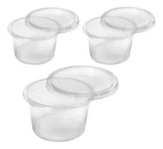 Pote grande tm famila redondo p freezer microondas proção levar delivery congelar 1500ml c/24und