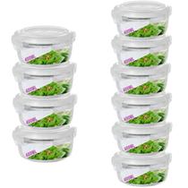 Pote Grão Papinha Tempero Vidro Tampa Não Vaza 400ml- 10 Un - QUALITY HOUSE