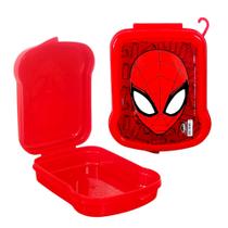 Pote Guarda Lanche Trabalho Viagem Escola Sanduicheira do Homem Aranha Pote Guarda Lanche Trabalho Viagem Escola Sanduicheira do Homem Aranha