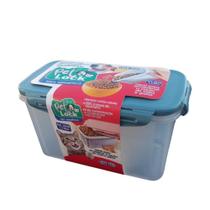 Pote Guarda Ração Pet Hermético Com Tampa Anti-Odor Cão Gato - Lig Brin Pote Guarda Ração Pet Hermético Com Tampa Anti-Odor Cão Gato - Lig Brin