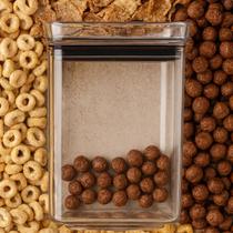 Pote Hermético 1000ml Farinha Açucar Café Alimentos Lumini