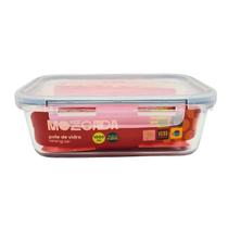 Pote Hermético 1000ml Tampa Plástico Mozcada Cinza Marmita Pote Hermético 1000ml Tampa Plástico Mozcada Cinza Marmita