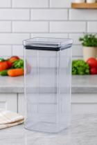 Pote Hermético 2200ml Acrílico Mantimento Alimentos Quadrado