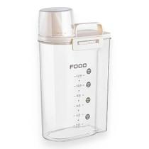Pote Hermético 2500ml C/ Medidor Bico Dosador Acrílico Grãos