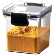 Pote Hermético 260ml Retangular Empilhável Tempero Cozinha Pote Hermético 260ml Retangular Empilhável Tempero Cozinha