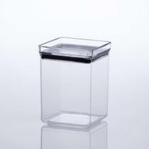 Pote Hermético Acrílico 1 Litro Quadrado Paramount 1162