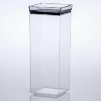 Pote Hermético Acrílico 2,2 Litros Quadrado Paramount 1163