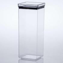 Pote Hermético Acrílico 2,2 Litros Quadrado Paramount 1163