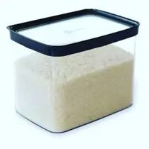 Pote hermético acrílico Helsim arroz 4000ml