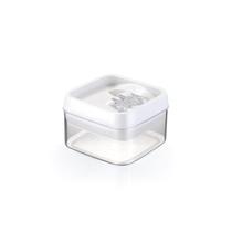 Pote Hermético Acrílico Quadrado Mini 400Ml
