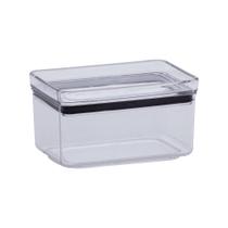 Pote Hermético Acrílico Retangular Lumini Empilhável 580ml