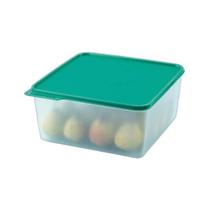 Pote Hermético Basic Line Transparente com Tampa Mint - 2,5L Pote Hermético Basic Line Transparente com Tampa Mint - 2,5L