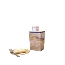 Pote hermético bico dosador tampa branca Micromax