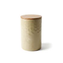 Pote Hermético Cerâmica Stoneware Tampa Bambu 800ml Craft
