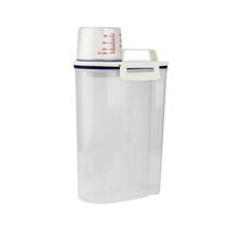 Pote Hermético com Copo Medidor Bico Dosador Cozinha Lavanderia Multiuso 2L