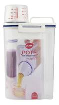 Pote Hermético com Medidor 2L para Alimentos C/ Bico Dosador