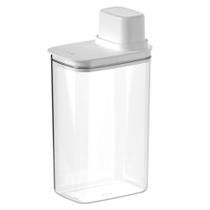 Pote Hermético com Medidor Drop Branco 2,3L - Ou