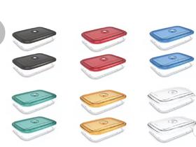 Pote Hermético Com Tampa a Vácuo 1000 ml Helsim