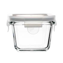 Pote Hermético com Tampa Quadrado Lyor 150ml Vidro Pote Hermético com Tampa Quadrado Lyor 150ml Vidro