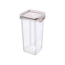 Pote Hermético com Travas 1,24L Plasútil Borracha Cozinha Alimentos Armazenamento Modular Segura