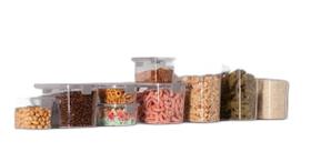 Pote Hermético Com Válvula De Ar Mantimentos Macarrão 3390Ml