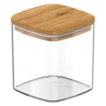 Pote Hermetico Cozinha 150ml OU Keep com Tampa de Bambu