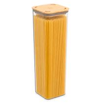 Pote Hermético Cristal com Tampa em Bambu 1,8L linha Modo Coza