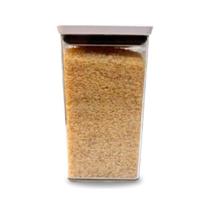 Pote Hermético De Plástico Branco 2100ml Pote Hermético De Plástico Branco 2100ml