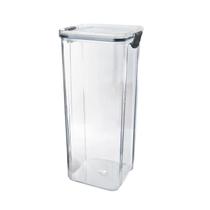 Pote hermético de plástico com tampa trava 1800ml 10x25cm Pote hermético de plástico com tampa trava 1800ml 10x25cm