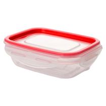 Pote Hermético de Plástico com Travas Retangular 350ml - Tritec 5285