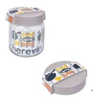 Pote Hermético De Vidro 1 Litro Para Mantimento Casambiente