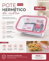 POTE HERMETICO DE VIDRO 1040ml