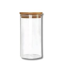 Pote Hermético de Vidro 480ml com Tampa de Bambu Cosy