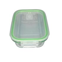 Pote Hermético de Vidro Borossilicato 640ml Com 4 Travas