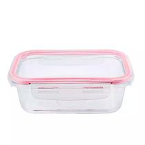 Pote Hermético de Vidro Borossilicato 640ml Com 4 Travas