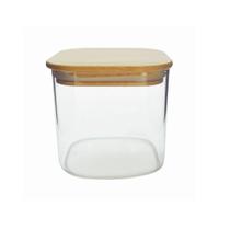 Pote Hermético De Vidro Borossilicato Com Tampa De Bambu 1500ml Ecokitchen - Mimo Style Pote Hermético De Vidro Borossilicato Com Tampa De Bambu 1500ml Ecokitchen - Mimo Style