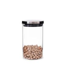 Pote Hermético De Vidro Borossilicato Com Tampa De Inox 850ML