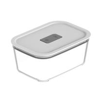 Pote hermético de vidro borossilicato fresh lock 1,2 litros