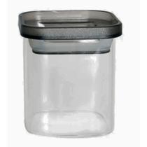 Pote Hermético de Vidro Borossilicato Tampa Plástica Porta Tempero 150 ml Dynasty